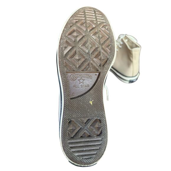 Converse Chuck Seasonal HighTop Lace Up Sneaker Oat Milk/Egret - M4 / W 6 - Picture 11 of 13